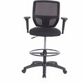 Interion By Global Industrial Big and Tall Mesh Back Drafting Stool 695656